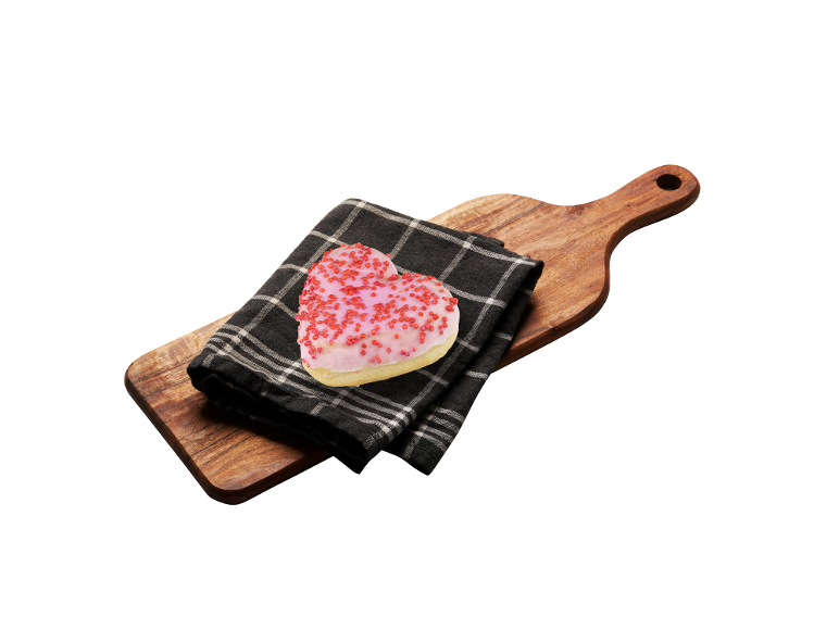 Donut Red Heart