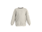 Ljusbeige, enkel långärmad sweatshirt