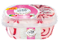 Bon Gelati Strawberry Yogo premiumglass med jordgubbs- och yoghurtsmak.