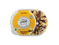 Bon Gelati Banana Split premiumglass med chokladsås