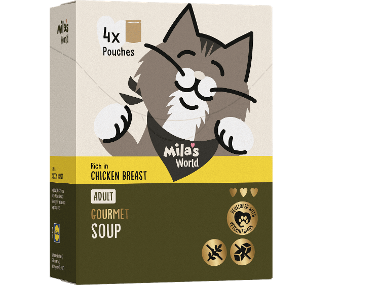 MILA'S WORLD Kycklingsoppa för katt