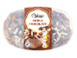 Trippel chokladglassförpackning med näringsinformation.
