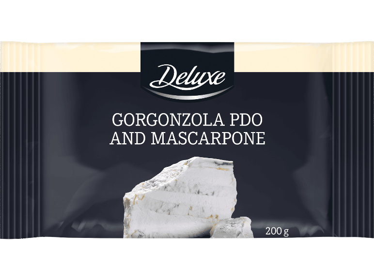 Deluxe Mascarpone-Gorgonzola DOP ost, 200 g.
