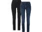 Esmara skinny fit-jeans för damer i svart och blått