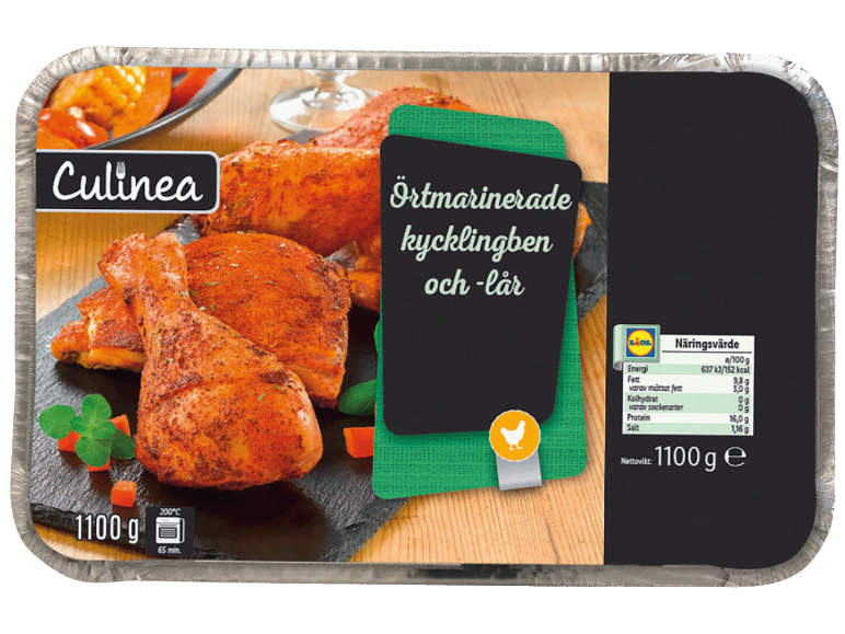 Örtmarinerade kycklingben & lår