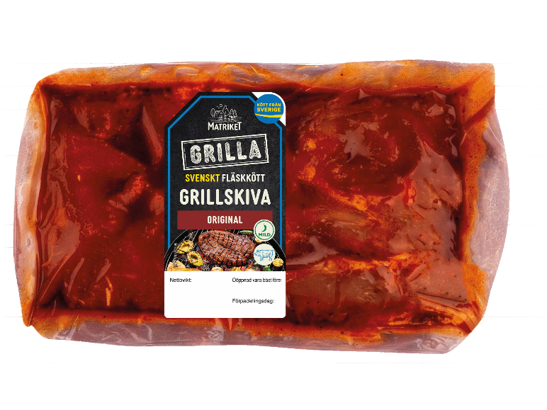 Grillskiva av skinka
