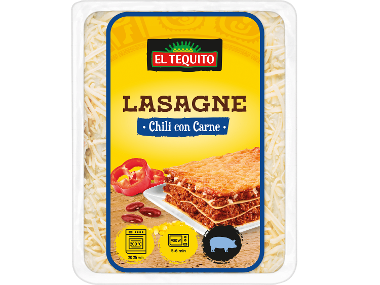 EL TEQUITO Lasagne chili con carne