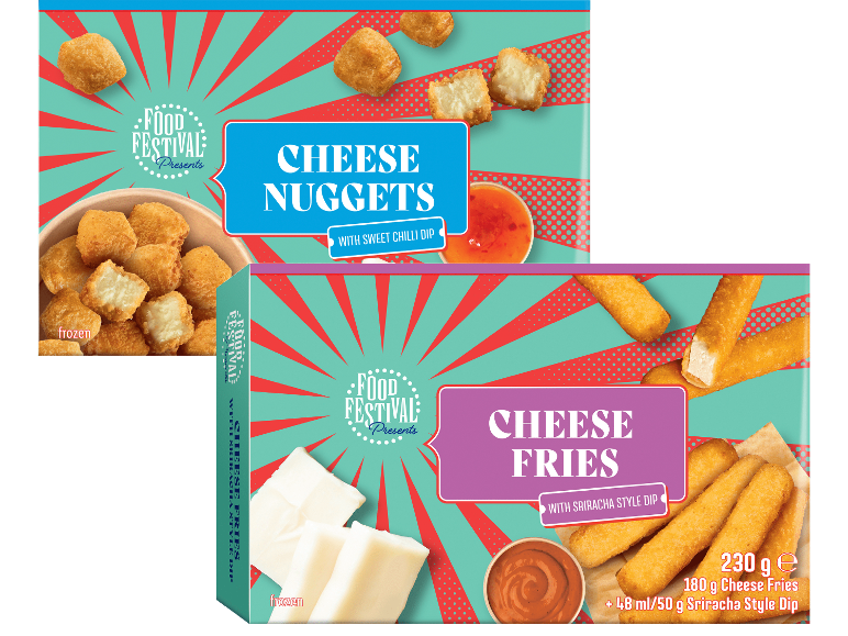 Cheese fries/nuggets med dippsås