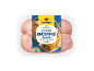 Förpackad färsk kycklingbröstfilé, naturell och rik på protein.
