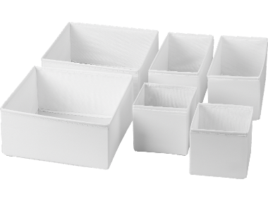 W5 Förvaringslådor, set