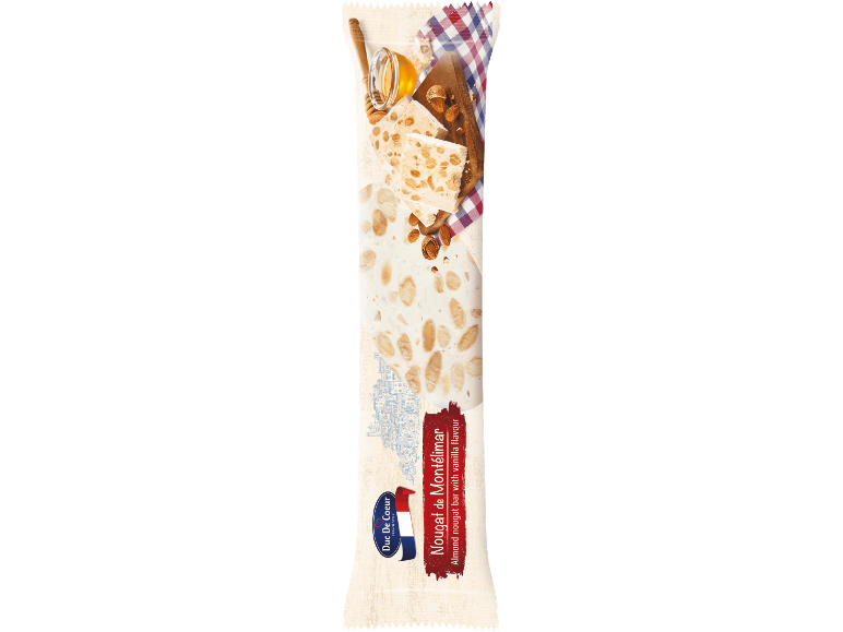Duc de Coeur Nougat de Montélimar mandelnougatstång med vaniljsmak