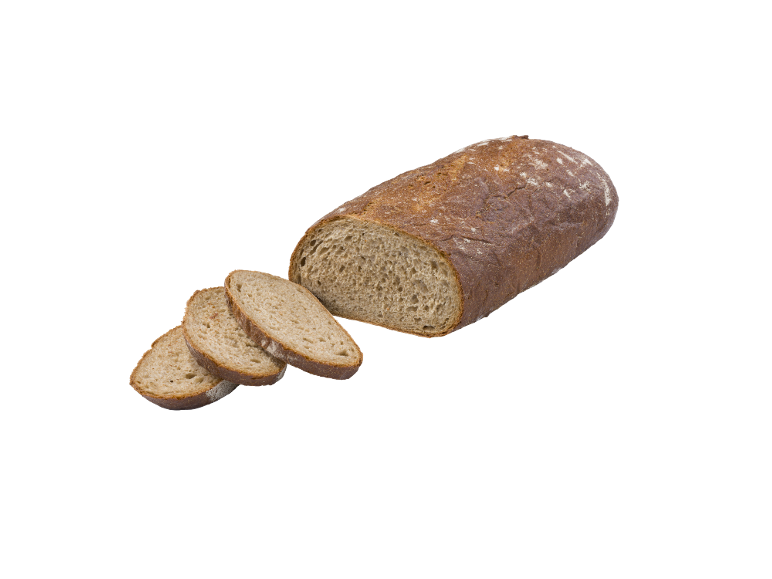 Skivat bröd med krispig skorpa och mjukt inkråm.