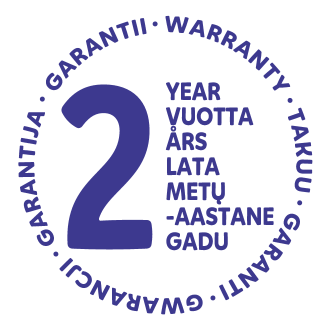 Garanti sigill: 2 år