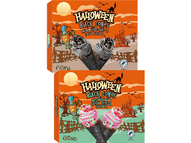 HALLOWEEN Glasstrutar