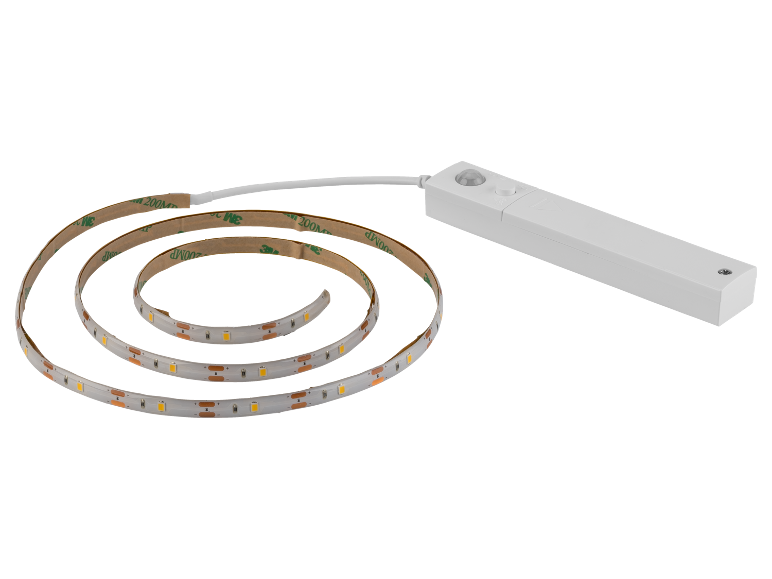 LED-listbelysning med rörelsesensor och styrenhet