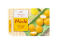 Mochi i japansk stil, lime-yuzu smak med rismjöl, 6 portioner.