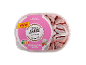 Bon Gelati Premium Eis Strawberry Yogo med jordgubbssås