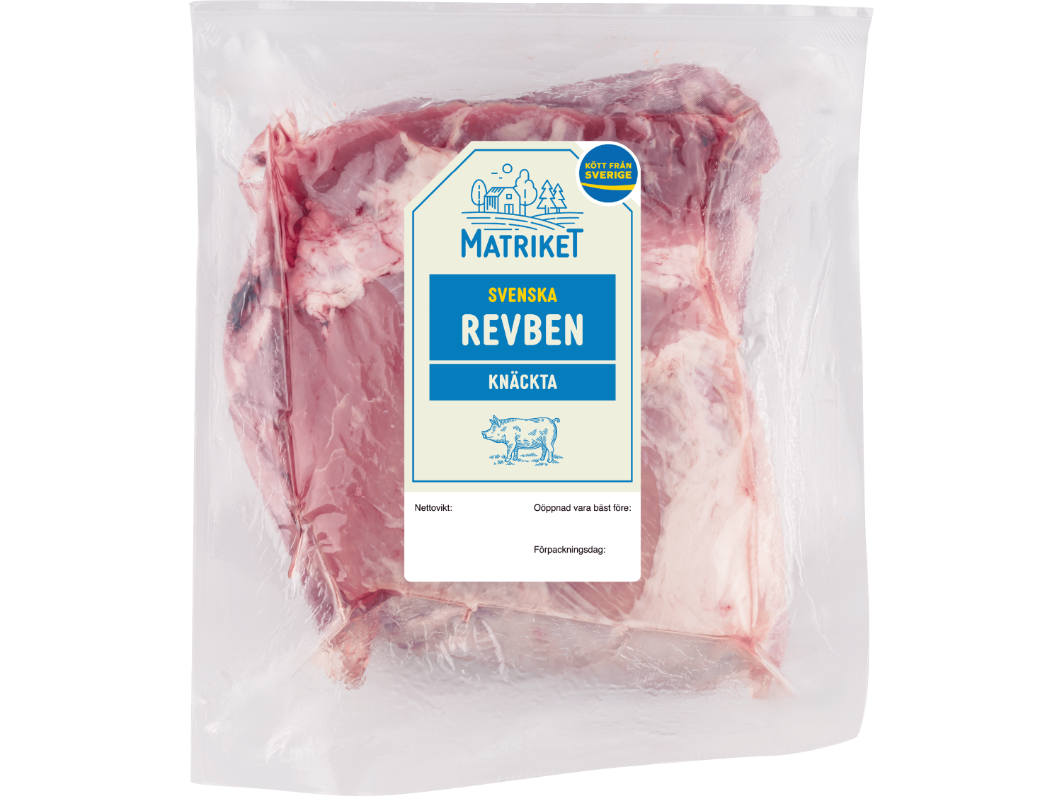 MATRIKET Knäckta revben