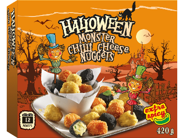 HALLOWEEN Chili cheese nuggets