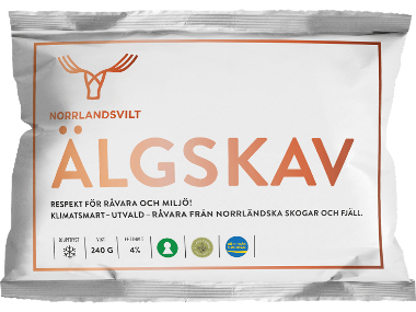 Lättrökt älgskav