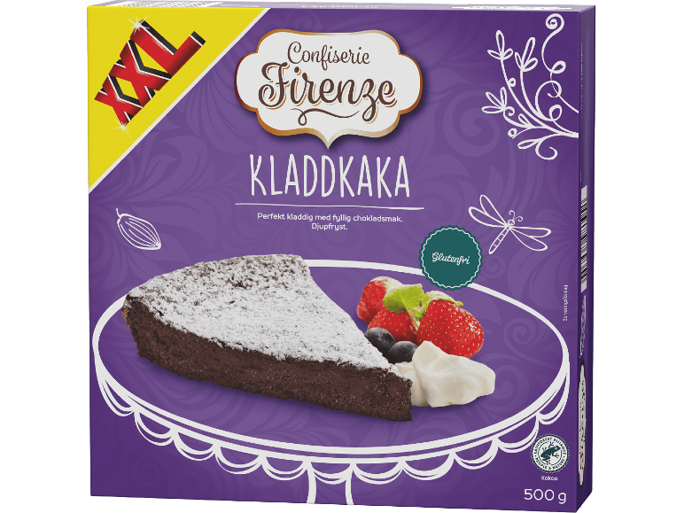 Confiserie Firenze glutenfri kladdkaka, 500 g
