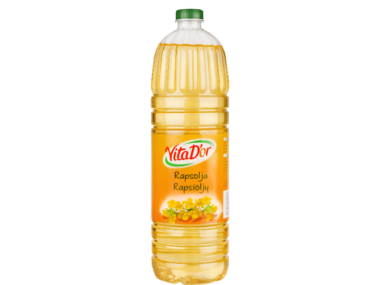 Vita D'Or rapsolja i en 1-litersflaska