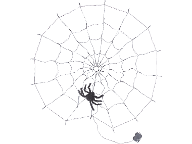 LIVARNO Halloween LED-spindelnät