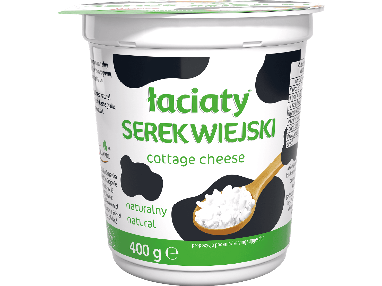 Naturell cottage cheese i bägare 400 g