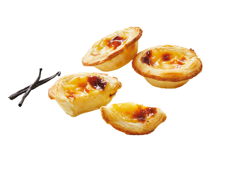 Vaniljbullar med vaniljstänger.