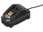 Batteriladdare med texten «30 YEARS – EST. 1996» och «X20V TEAM 2.4A max.»
