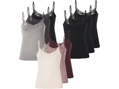 Esmara Linne med spets 3-pack