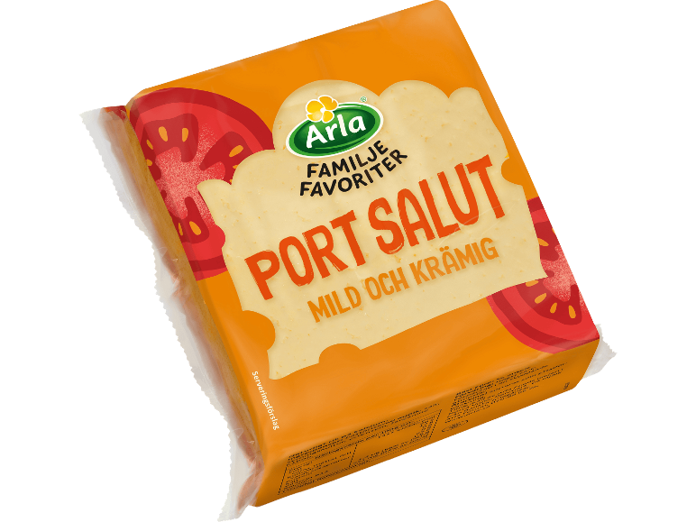 Arla Port Salut ost, mild och krämig.