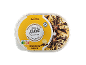 Bon Gelati Premium Eis banansplitglass med chokladsås.