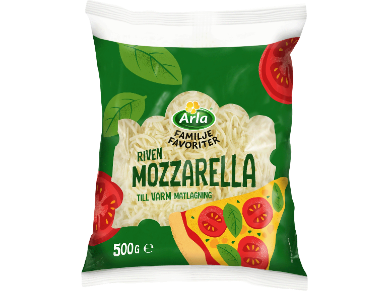 Riven mozzarella