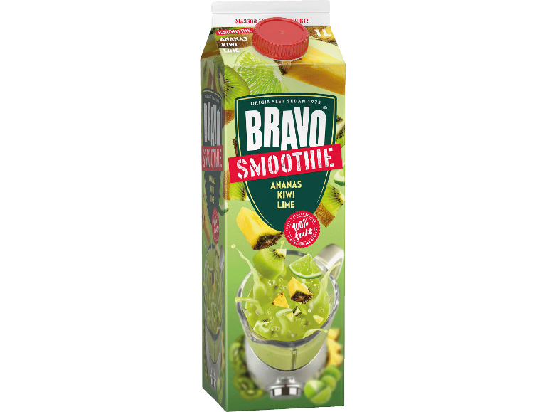 Smoothie ananas/kiwi/lime