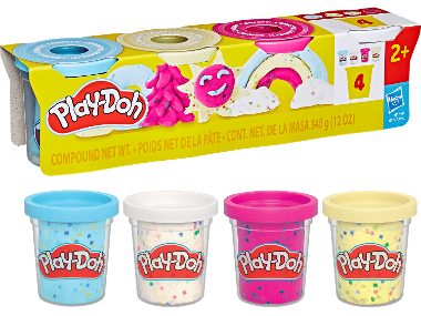 Play-Doh Play Doh Glitterlera, 4-pack