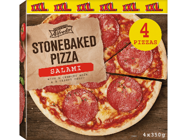 Trattoria Alfredo Stenugnspizza salami