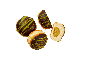 Munkar i Dubai-stil med pistagefyllning och chokladglasyr.
