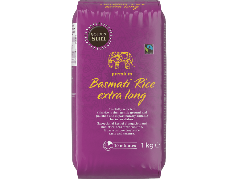 Golden Sun premium basmatiris, 1 kg