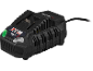 Batteriladdare med texten X 20V TEAM och 4,5 A max.