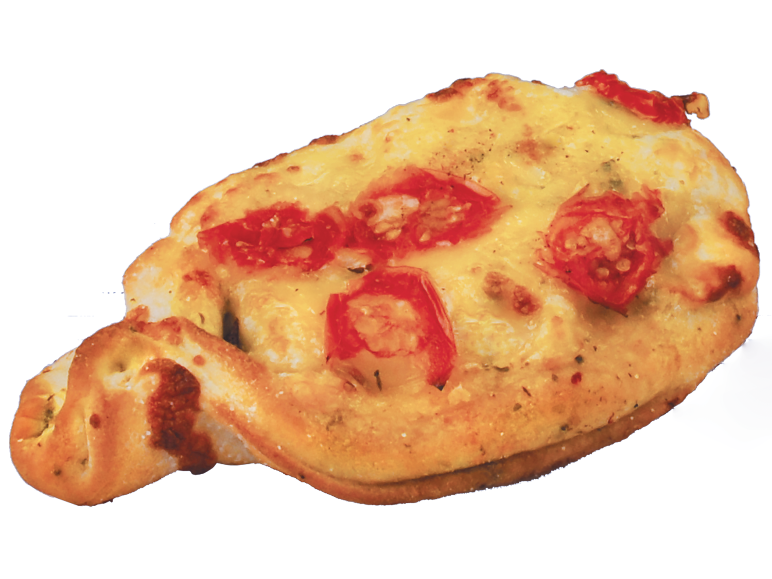 Focaccia med körsbärstomater och ost