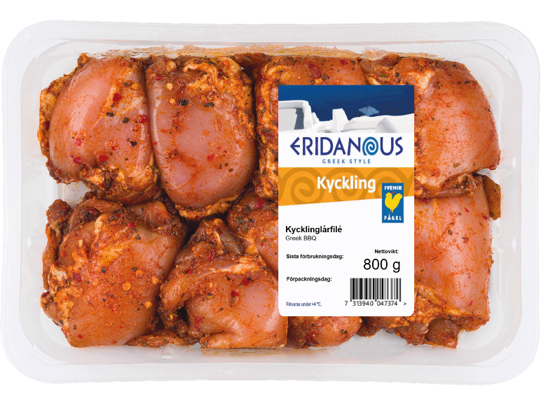 Kycklinglårfilé Greek BBQ