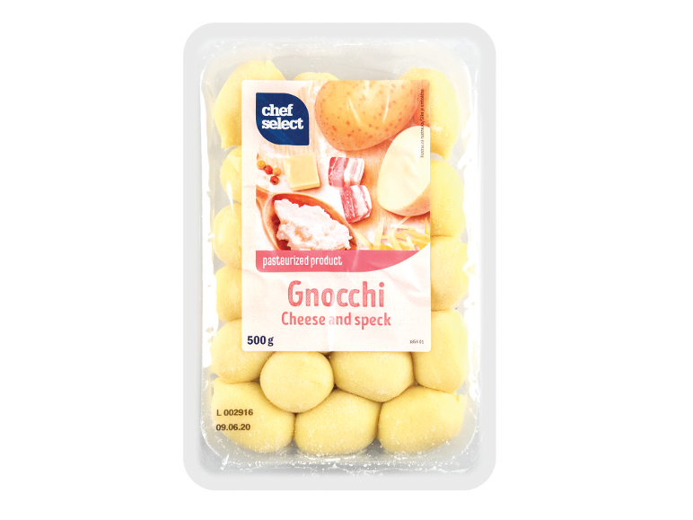 Chef Select gnocchi med ost och speck, 500 g