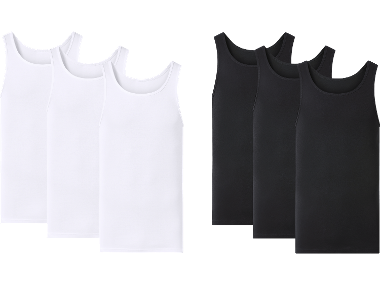 Esmara Men Finribbade linnen, 3-pack