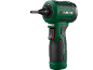 Grön och svart batteridriven pump med munstycke, modell PAUKGB A1