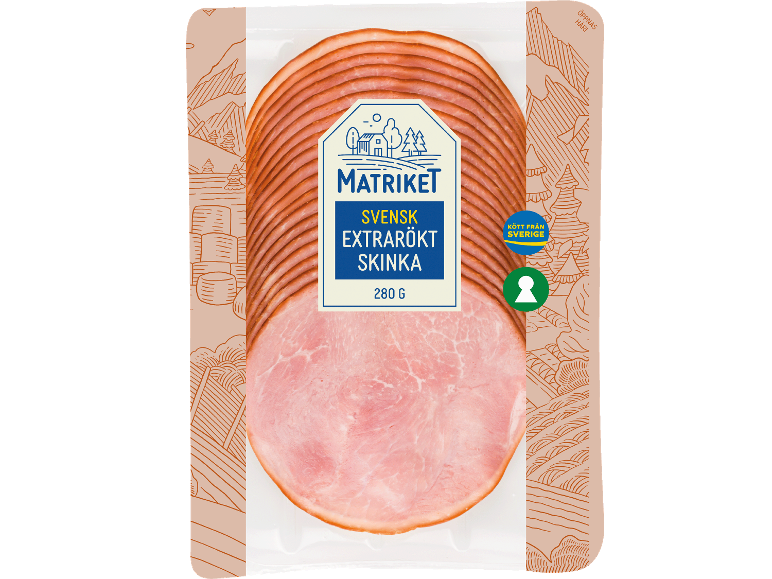 Extrarökt skinka