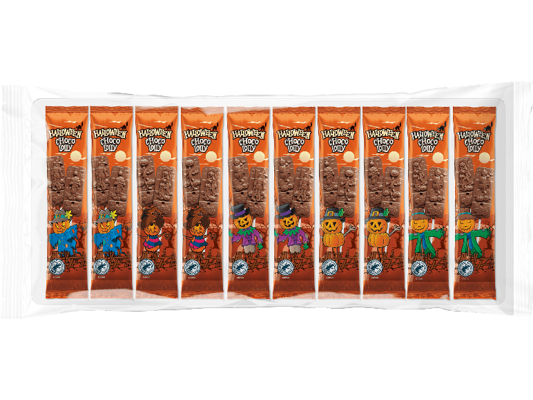 HALLOWEEN Schoko Lolly chokladklubbor i 10-pack