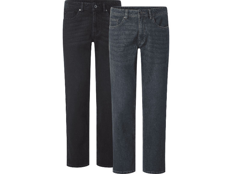 ESMARA MEN termojeans för herr i svart och mörkblått