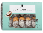 Glikanon Petit Four med kokos och aprikosfyllning, 330g och förpackning