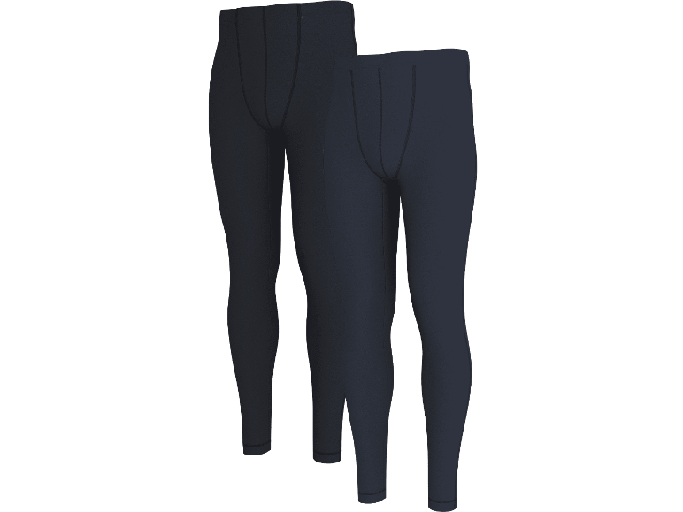 Esmara Men herrtajts i mörkgrått, 2-pack